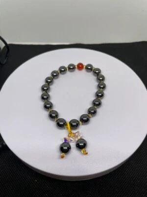 Black Hematite Bead Bracelet - Image 1 of 3