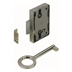 Hettich Aufschraubschloss 30mm vernickelt - Bild 1 von 3
