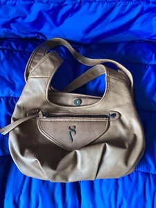 Simply Vera Vera Wang Brown Faux Leather Sidekick Satchel - Broken Zipper - Picture 1 of 9
