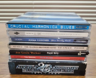(7) BLUES/BLUES ROCK  CDs inc. Alligator Records box set,  Allman Bros++++ Foto 1 de 4