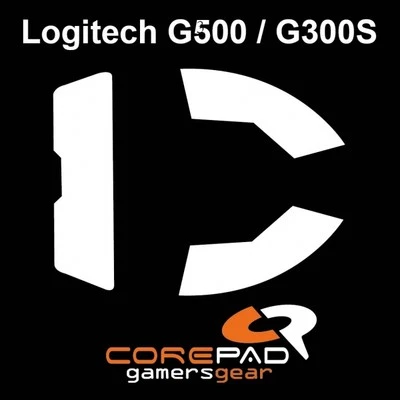 Corepad Skatez Logitech G300 G300S ricambio piedini mouse hyperglides PTFE Teflon