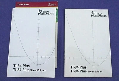 2 x Texas Instruments Calculator Manual TI-84 Plus/TI-84 Plus Silver Edition  - Image 1 of 4