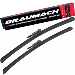Audi TT Wiper Blades Aero For CABRIOLET 2007-2014 FRONT PAIR 2 x BLADES - Picture 1 of 7