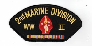 2nd Marine Division WWII Hat Patch - Picture 1 of 1