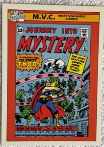 Journey Into Mystery #83 MVC card 128 Marvel Series 1 Impel 1990 - Picture 1 of 2
