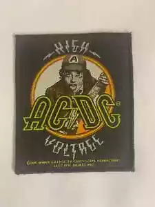 AC/DC HIGH VOLTAGE WOVEN SEW ON PATCH OFFICIALLY LICENSED - Picture 1 of 8