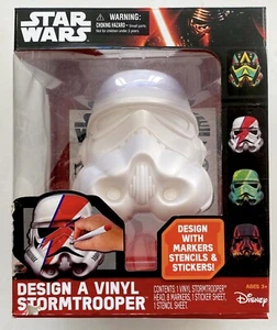 STAR WARS DESIGN A VINYL STORMTROOPER WITH MARKERS STENCILS & STICKERS CS C18 - Picture 1 of 6