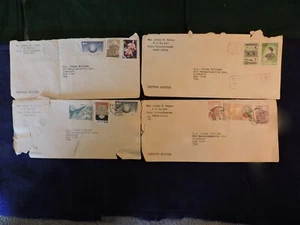 Lot 4 Free China Letters 1959-1960 Taipei, Taiwan Formosa to Lockport, NY - Picture 1 of 5