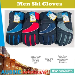 Adults / Kid Winter Outdoor Sports Gloves Ski Gloves Snow Skiing Windproof - Picture 1 of 16