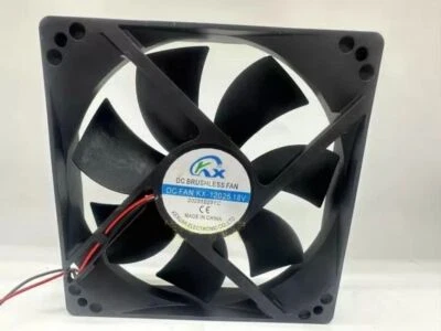 1 PCS KX Fan DC FAN:KX-12025 FAN DC 18V 12025 12cm 2 WIRE COOLING FAN - Image 1 of 3