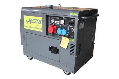 NOTSTROMAGGREGAT GENERATOR STROMAGGREGAT SCHALLISOLIERT 5,5kVA 400V+230V DIESEL - Bild 1 von 4
