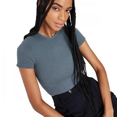 wild Fable Womens Short Sleeve Seamless Baby T-Shirt 88809404 XXS - Image 1 of 2