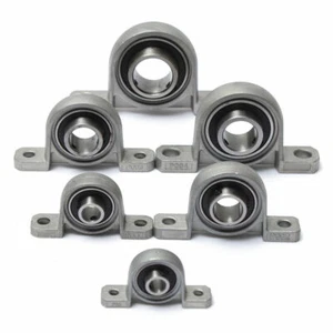 Cuscinetto flangia blocco cuscino lega di zinco cuscinetti rombici sfera foro 8-35 mm diametro - Foto 1 di 21