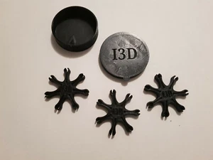 Boite avec 3 étoiles porte amorces 7 branches pour revolver poudre noire - Picture 1 of 5