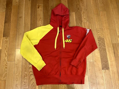 Official Ducati Corse Valentino Rossi #46 Men's Full Zip Hoodie Sweatshirt XL - Photo 1/4