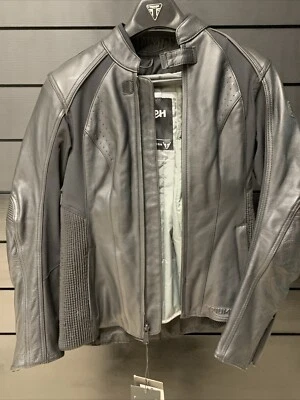 Chaqueta de moto de cuero TRIUMPH OEM CARA para dama blindada ventilada talla pequeña Foto 1 de 4