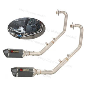 For Lifan KPM200 2021-2025 KPT200 Tail Muffler Baffle Exhaust System Header Pipe - Picture 1 of 12
