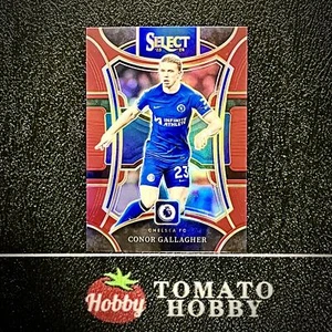 PANINI SELECT FIFA 2023-24 CONER GALLAGHER RED REFRACTOR MEZZANINE CHELSEA - Picture 1 of 2