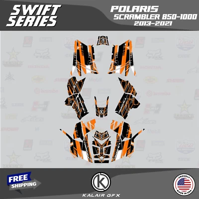 Kit Gráficos para POLARIS SCRAMBLER 850 1000 2013-2021 Swift-Orange (16 Mil) Foto 1 de 4