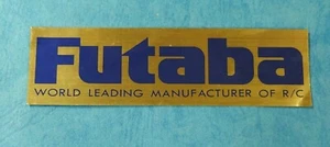 100% Genuine / Futaba Logo Sticker / 10.5x3cm / Brand New but not Perfect - Picture 1 of 1