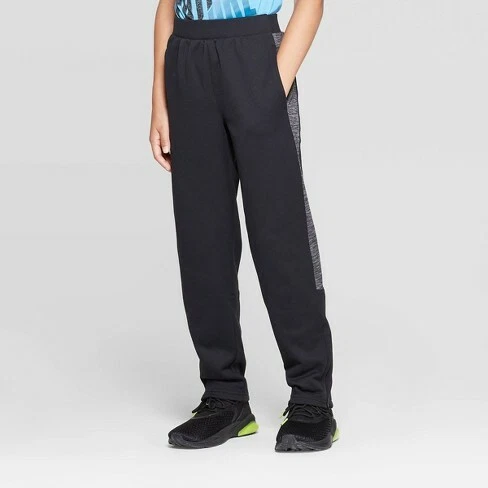 C9 Champion Boys' Textured Tech Fleece Slim Fit Pants - Black - XS (4-5) - New - Изображение 1 из 1