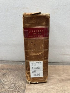 Oeuvres de La Bruyere, Les Caracteres, 1826 - Picture 1 of 11