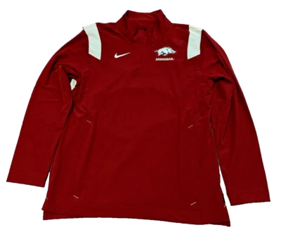 Nike Arkansas Razorbacks 1/4 Cremallera Lateral Pullover Chaqueta Para Hombres Mediana DN6165-613 Foto 1 de 4