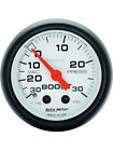Auto Meter 2-1/16 Boost/Vacuum, 30 In Hg/30 Psi, Mechanical, Phantom (5703)