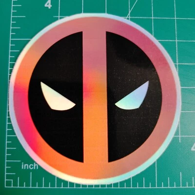Pegatina con logotipo de Deadpool Foto 1 de 4