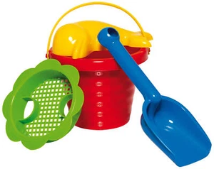 Sandspielzeug Set Schaufel Eimer Förmchen Sieb Kinder Eimergarnitur 4-tlg. - Bild 1 von 1