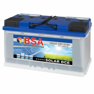 Solarbatterie 120Ah Wohnmobil Boot Batterie Versorgungsbatterie 12V 100Ah 110Ah - Bild 1 von 4