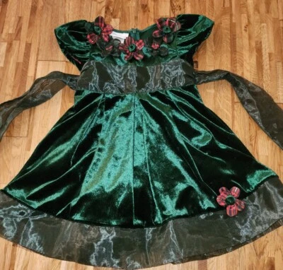 Bonnie Jean Girls Vintage Dress Size 4T Christmas holiday party - Изображение 1 из 4