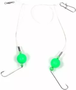 Sea Striker DT34G Bluefish Fireball Rig 3/4" Green Floats #4 Hooks - Picture 1 of 2