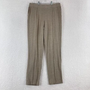 Pure J. Jill Brown Tranquility Fleece Pull On Pants Womens High-Rise Size Medium - Picture 1 of 16