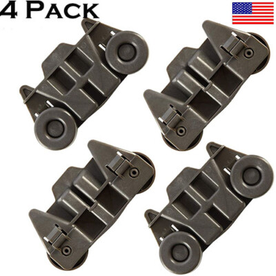 4× W10195416 Dishwasher Lower Wheels Replace...