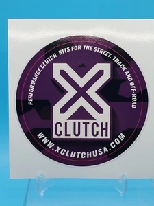 X Clutch 3.75in Racing Sticker. NSRA NHRA Goodguys See Description  - Picture 1 of 3