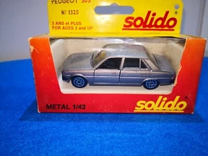 Solido Peugeot 305 Antiguo original made in France - no Norev - no Dinky - Imagen 1 de 8