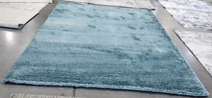 AQUA BLUE 8' X 10' Hole in Rug, Reduced Price 1172746491 SG180-6060-8 - Picture 1 of 4