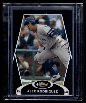 2008 Topps Finest Black Refractor #100 Alex Rodriguez 20/99 Yankees - Image 1 of 2