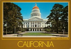 State Capitol Building Sacramento California 2CG 19B 4 1/8" x 5 7/8" circa 1950s - Picture 1 of 2