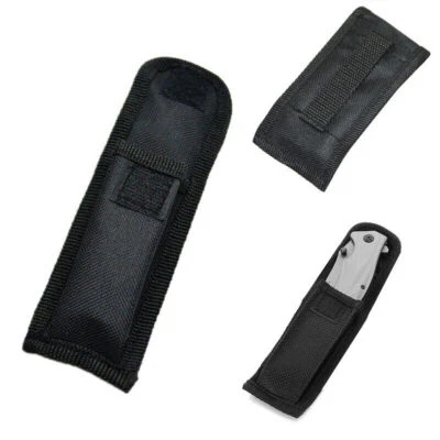 Cuchillo plegable de nailon 4 piezas alicates bolsa estuche funda cinturón lazo bolsillo transporte almacenamiento Foto 1 de 4