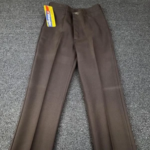 Vintage Wrangler Pants Mens 31x36 Brown Regular Fit Dress Jeans Western USA 90s - Picture 1 of 5