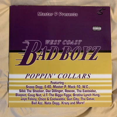 WEST COAST BAD BOYZ Poppin’ Collars VINYL LP Record Album Set PROMO MASTER P Foto 1 de 4