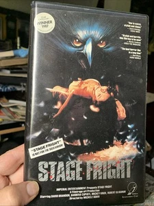 STAGE FRIGHT VHS Michele Soavi 1987 Italian Slasher Classic. Canadian Big Shell - Picture 1 of 6