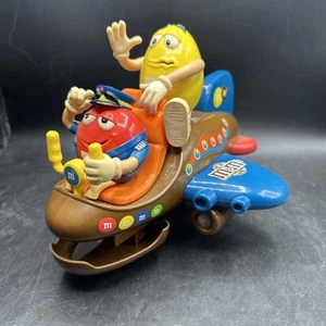 M&Ms Flying Airplane Candy Dispenser Lights Sound Jet plane Tested And Works Toy - Picture 1 of 7
