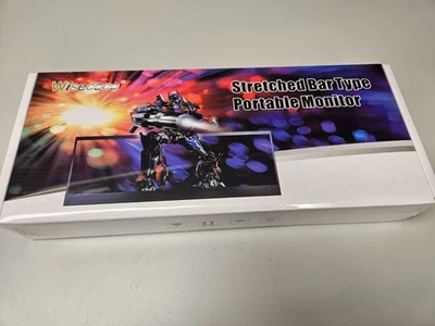 WISECOCO 14 inch Stretched Bar Type Touchscreen Monitor 4K 3840x1100 IPS Display - Image 1 of 4