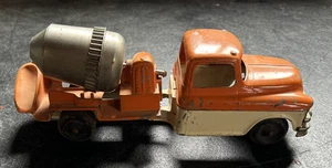 Hubley Kiddie Toy Zementmischer LKW orange/weiß Nr 494 Vintage - Bild 1 von 4