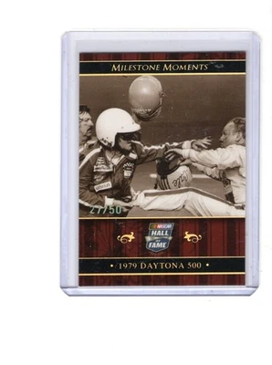 2010 PRESS PASS NASCAR HOF 1979 DAYTONA 500 27/50 CALE YARBOROUGH DONNIE ALLISON - Image 1 of 2