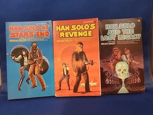 Star Wars HAN SOLO Trilogy - Stars End, Revenge & Lost Legacy by Brian Daley - Picture 1 of 12