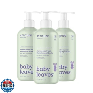 ATTITUDE 2-in-1 Shampoo und Duschgel für Baby, EWG verifiziert, Dermatologicall - Bild 1 von 5
